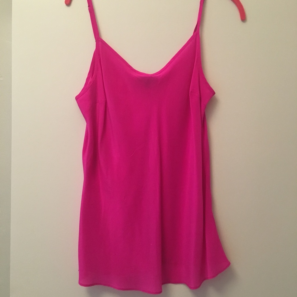 Jcrew pink silk camisole